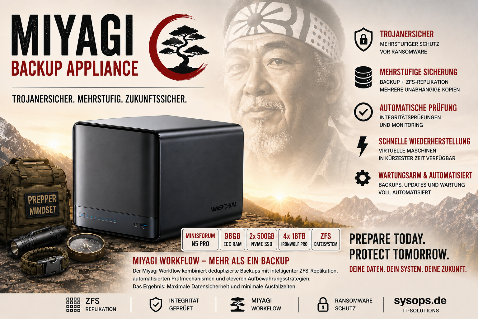 Prepper NAS N5 Pro - Miyagi