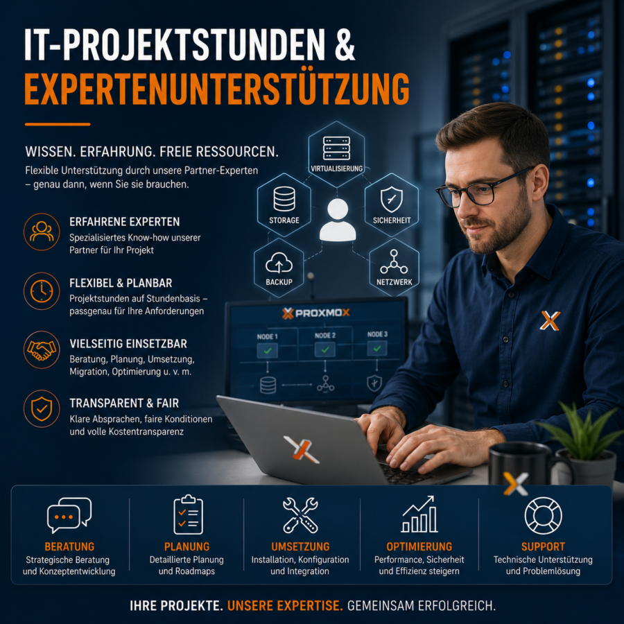 IT-Projektstunden & Expertenunterstützung