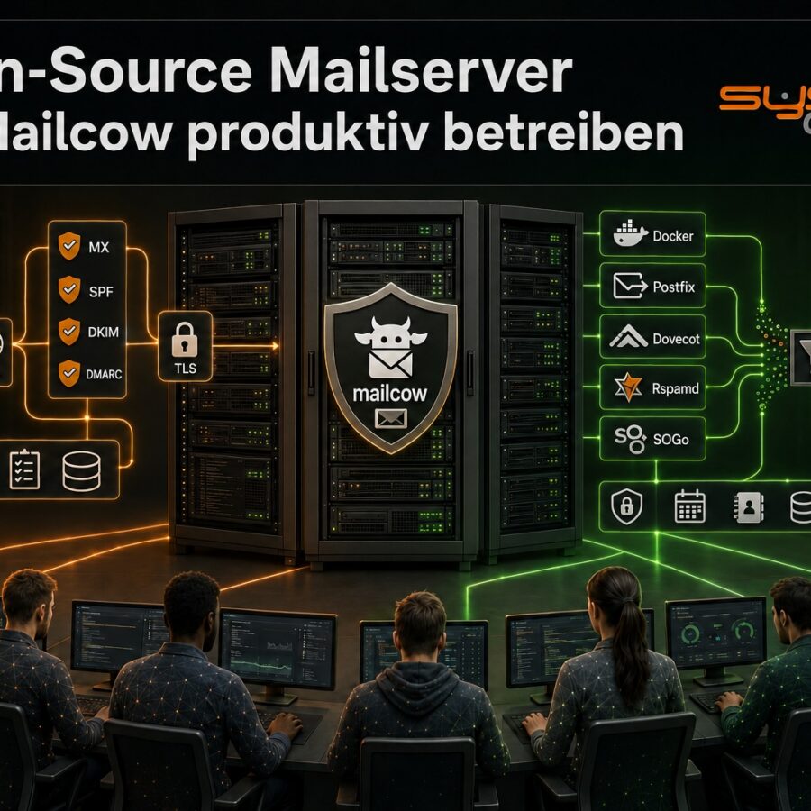 22. + 24.09.2026 (13:00 Uhr bis 17:00 Uhr) - Open-Source Mailserver selbst betreiben mit mailcow-dockerized (Onlinekurs)