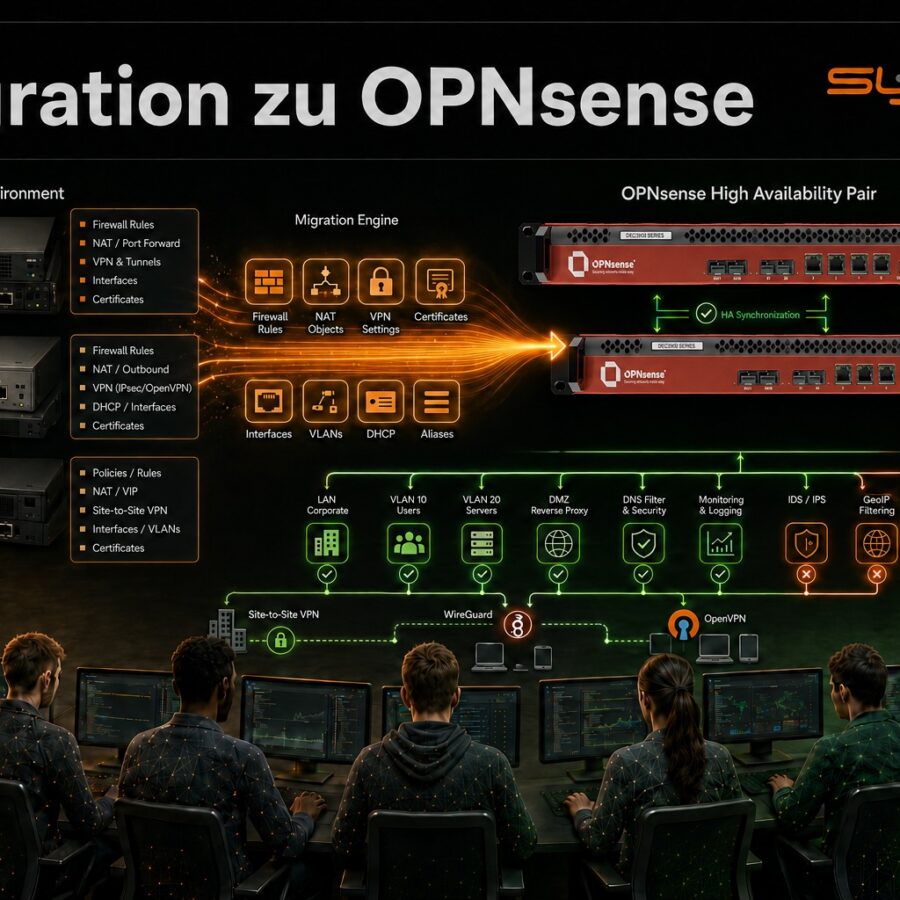 28. + 30.09.2026 (13:00 Uhr bis 17:00 Uhr) Migration zu OPNsense (Onlinekurs)